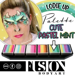 Face Painting Lodie Up Cute Pastel Rainbow Palette Schminke|Schminke