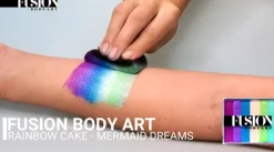 Hot Face Painting Rainbow Split Cakes Mermaid Dreams Schminke|Schminke