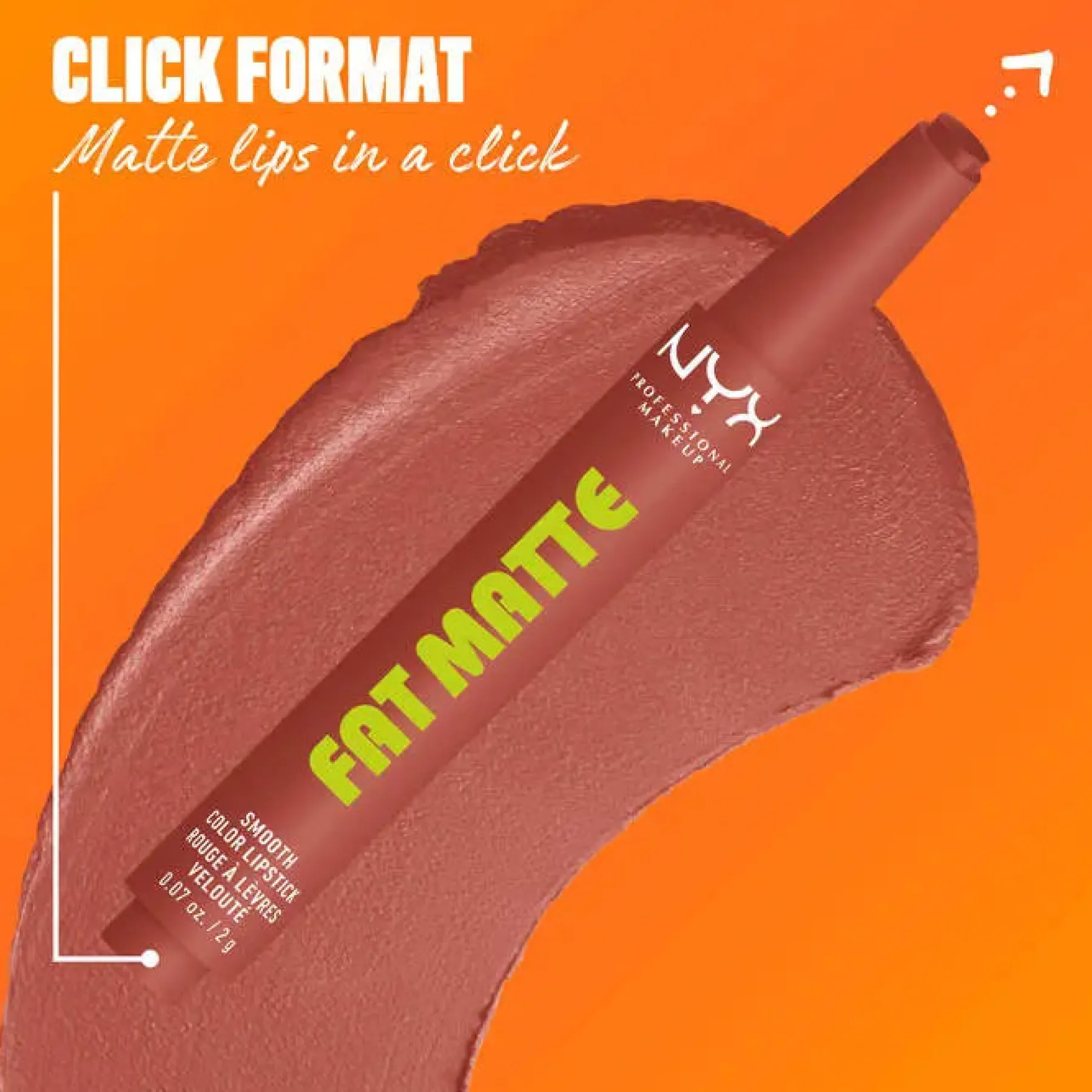 Fat Matte Smooth Color Lipstick Rose Robe Lippenstift|Veganer Lippenstifte