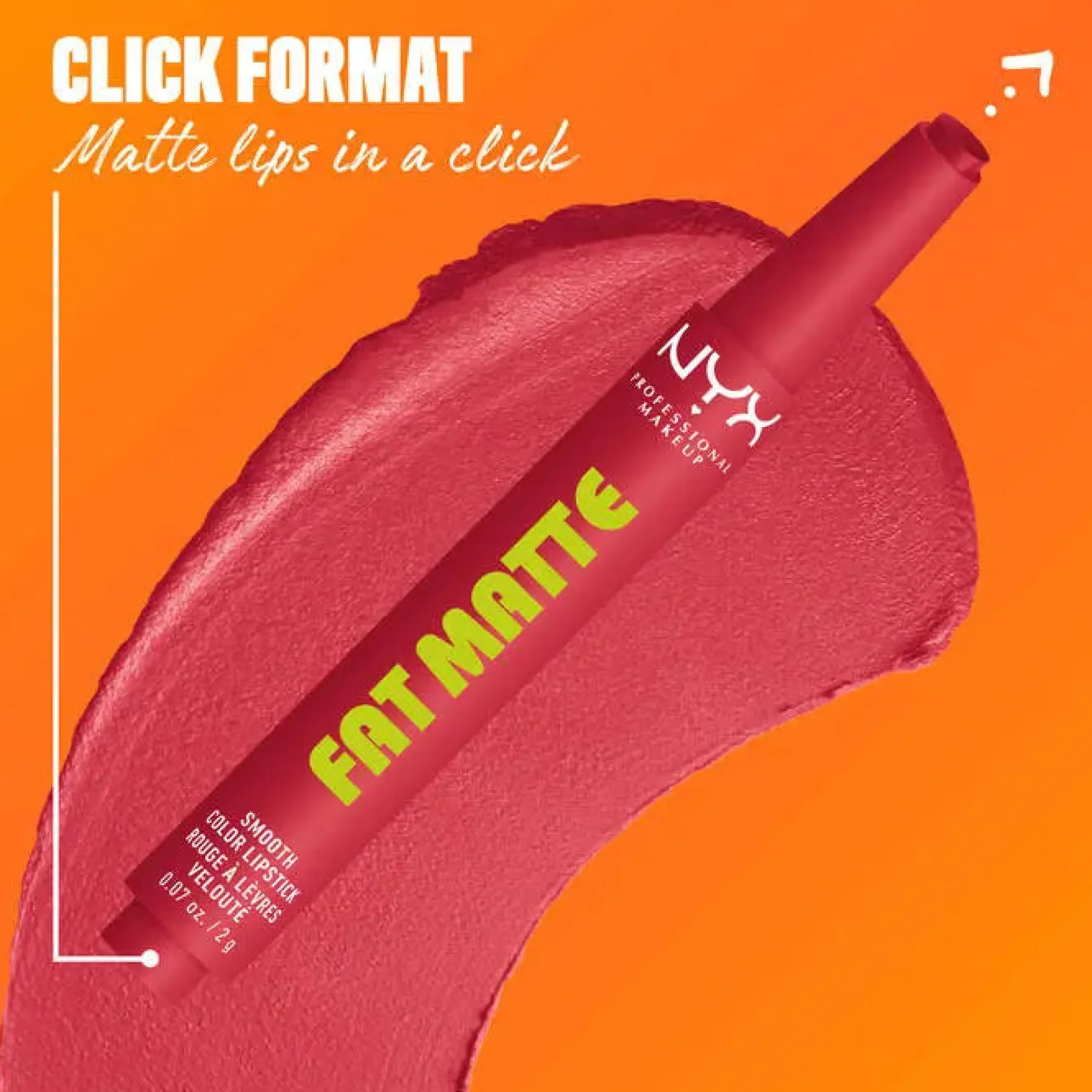 Online Fat Matte Smooth Color Lipstick Flamingo Feather Lippenstift|Veganer Lippenstifte
