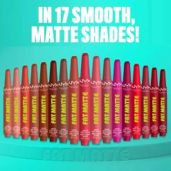 Clearance Fat Matte Smooth Color Lipstick Fluffy Fuchsia Lippenstift|Veganer Lippenstifte