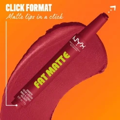 Fat Matte Smooth Color Lipstick Plushin Plum Lippenstift|Veganer Lippenstifte