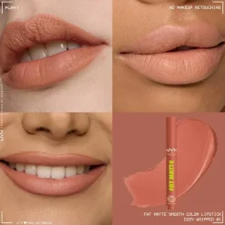 Online Fat Matte Smooth Color Lipstick Cozy Whipped Lippenstift|Veganer Lippenstifte
