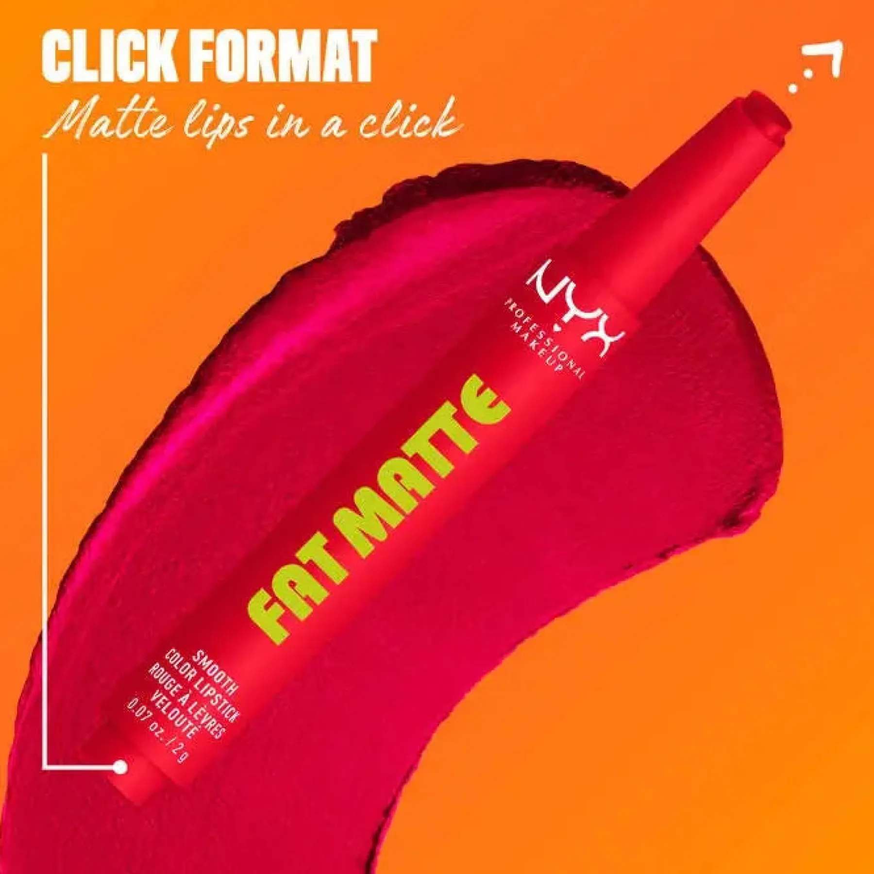 Clearance Fat Matte Smooth Color Lipstick Fuzzy Flame Lippenstift|Veganer Lippenstifte