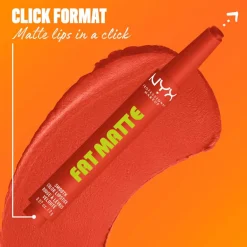 Hot Fat Matte Smooth Color Lipstick Comfy Caramel Lippenstift|Veganer Lippenstifte