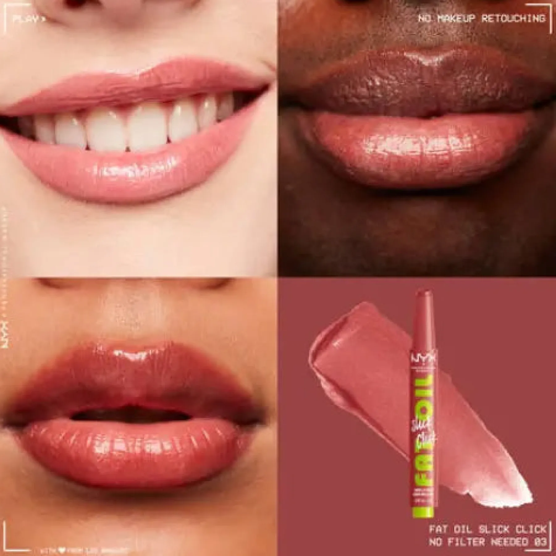 Sale Fat Oil Slick Click No Filter Needed Lipgloss|Vegan Pflege