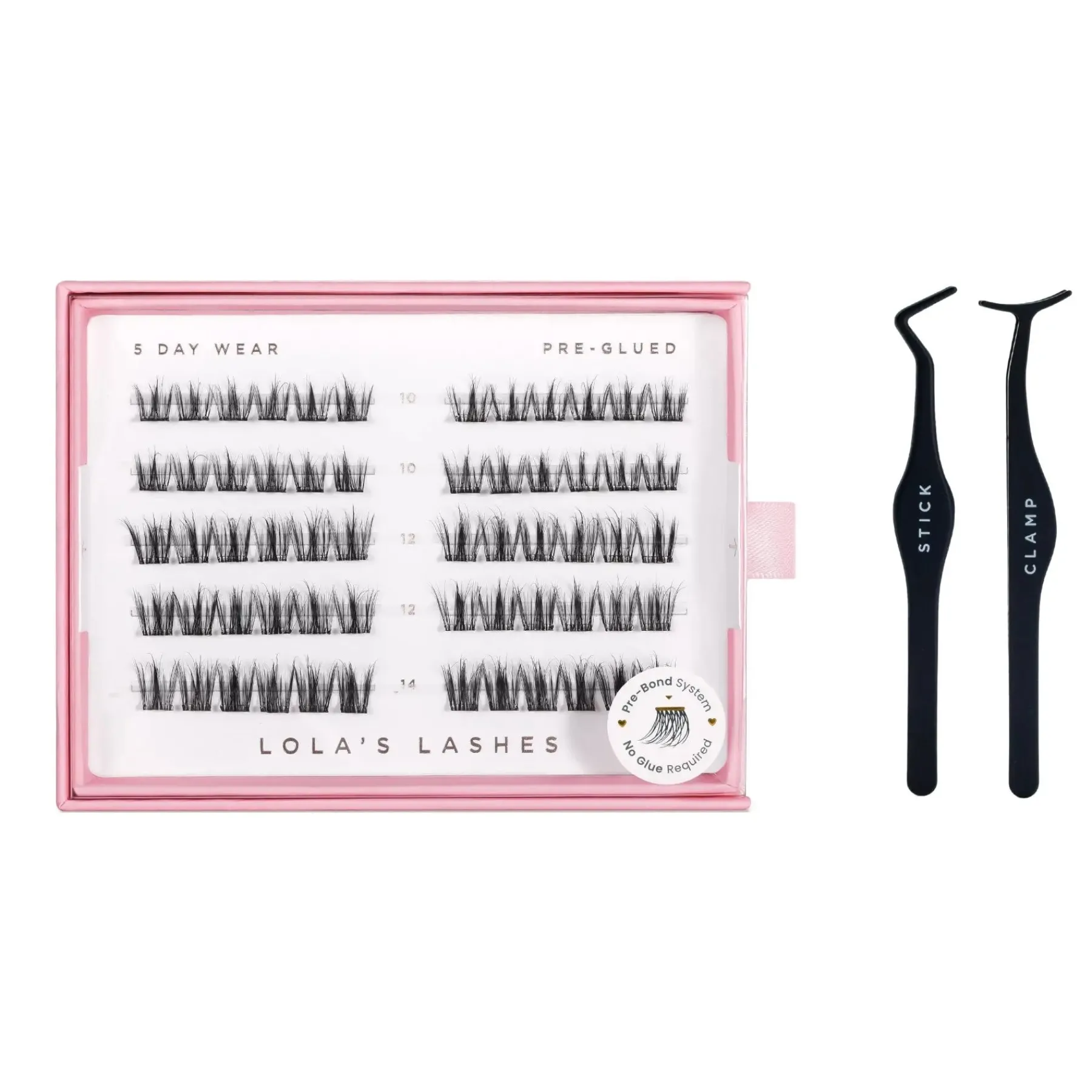 Best Feathered Pre Glued Lashes set Makeup Sets|Künstliche Wimpern