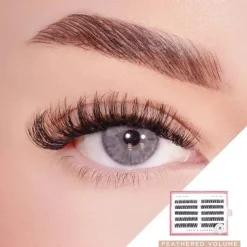 Hot Feathered Volume Pre-Glued Lashes Künstliche Wimpern