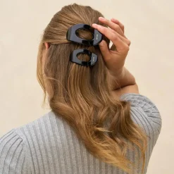 Hot Flat Cloud Clip Black Small Haarspangen & -Clips