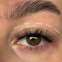 New Fluffy Russian DIY Cluster Lashes Künstliche Wimpern