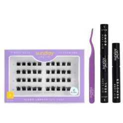 Discount Fluffy Russian DIY Lash Extension Set Makeup Sets|Künstliche Wimpern