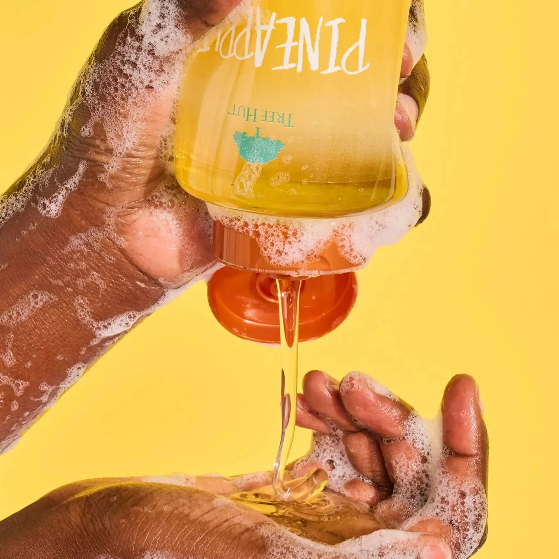 New Foaming Gel Body Wash Pineapple Vegan Pflege|Duschgel