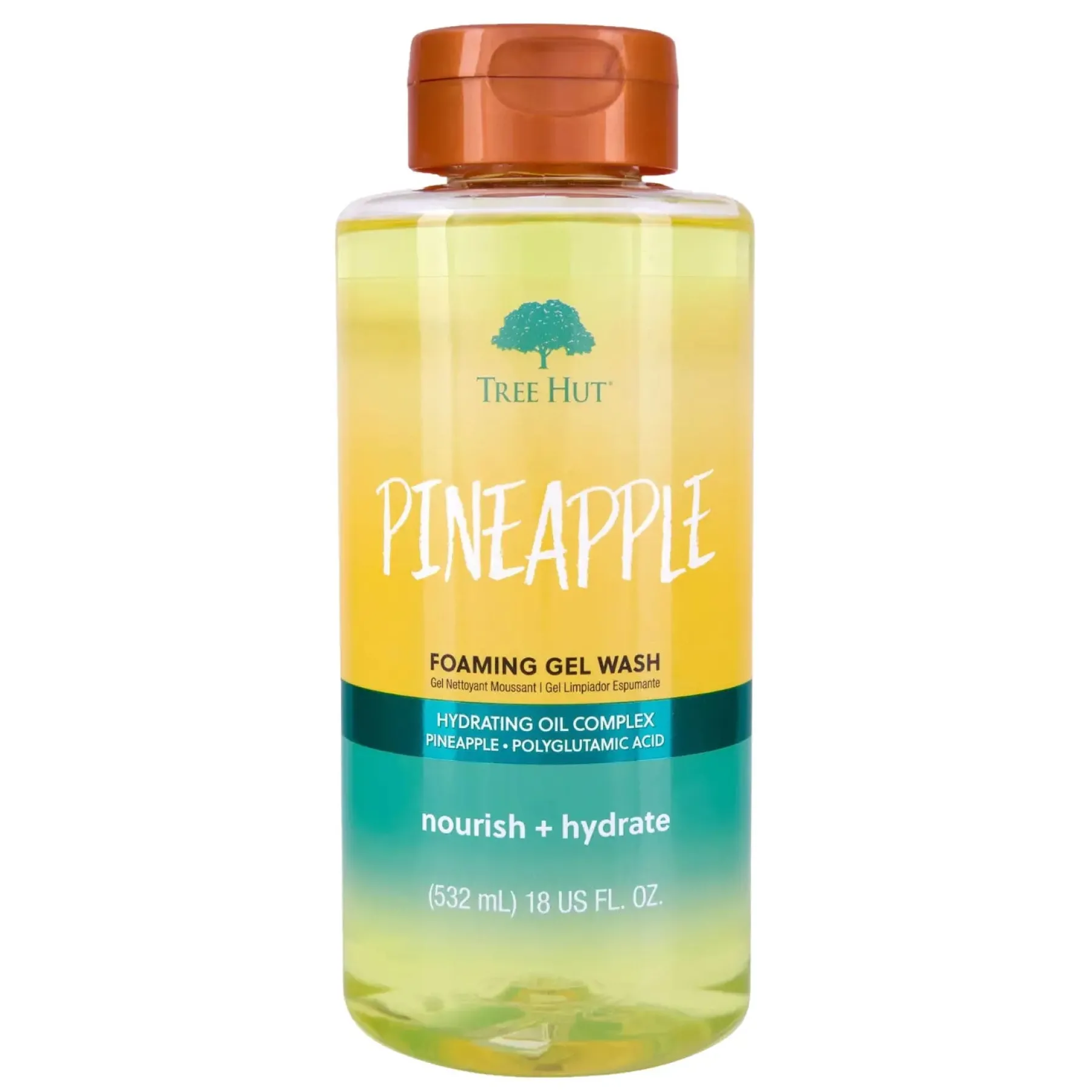 New Foaming Gel Body Wash Pineapple Vegan Pflege|Duschgel