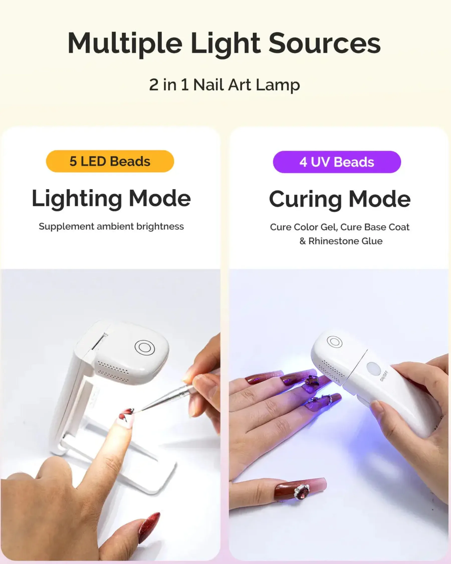 Sale Foldable & Standable 2-in-1 Design LED/UV Nail Lamp 5. Uv/Led Lampen|Uv Led Lampe