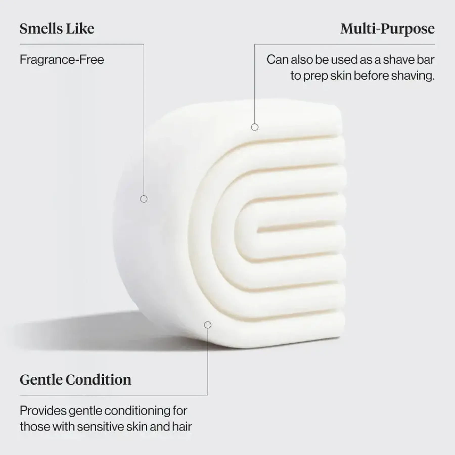 Hot Fragrance Free Ultra Sensitive Shampoo & Conditioner Bar Set Haarpflege-Routinen & Sets|Shampoo