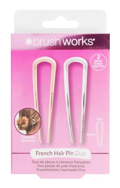 Outlet French Hair Pin Duo Gold & Silver Haarpflege-Routinen & Sets|Haarspangen & -Clips