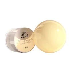Online French Manicure Gel FG06 Pastel Yellow Veganer Nagellack|Nagelkunst