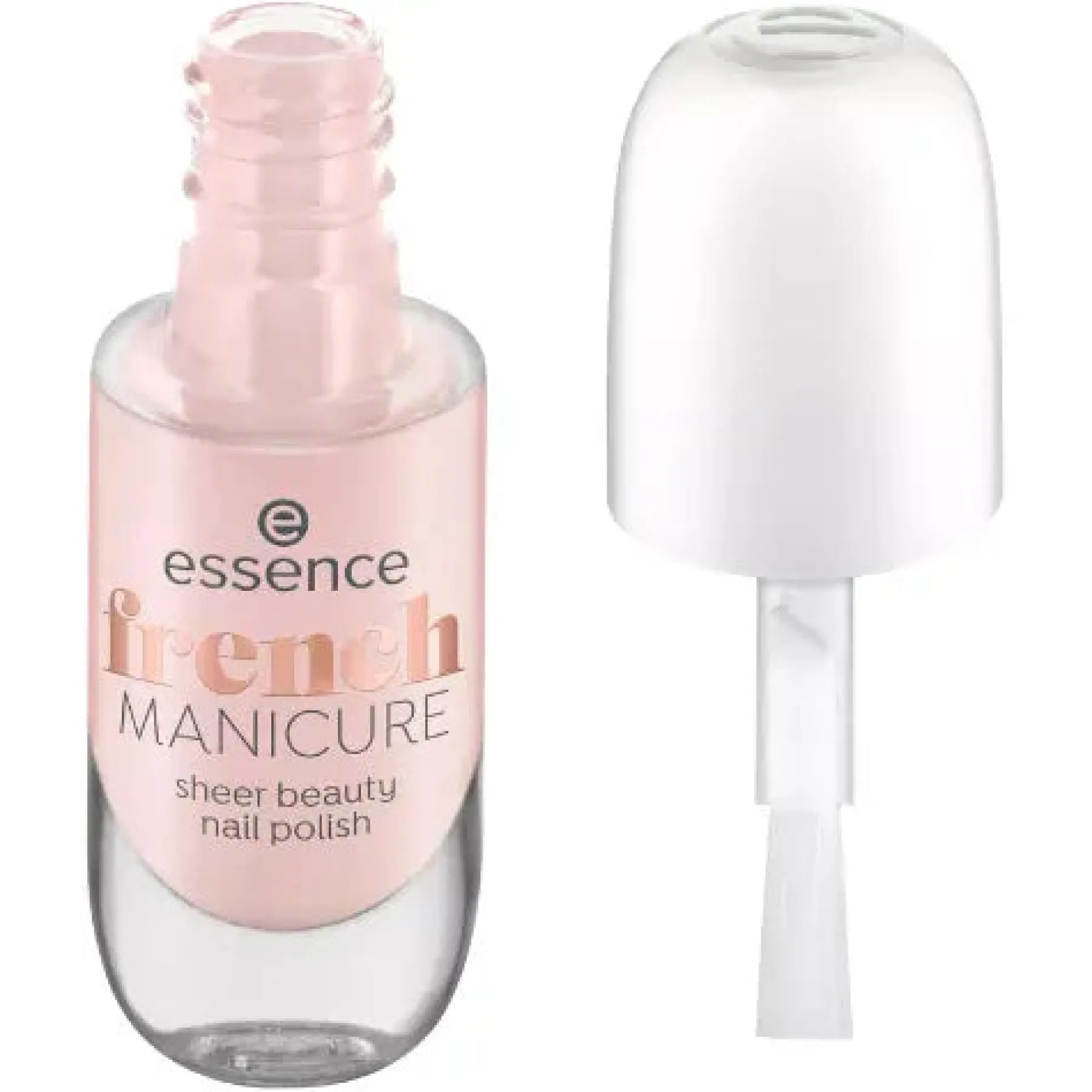 Online French Manicure Sheer Beauty Nail Polish 01 Peach Please! Veganer Nagellack|3. Nagellak