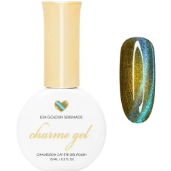 Online Gel Cat Eye E34 Golden Serenade Cat Eye Gellack|5. Gellak