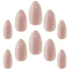 Hot Gel Finish Blush Suede Nails Künstliche Nägel