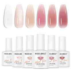 Best Gel Nail Polish Set Lunar Glow Veganer Nagellack|Hema-Frei