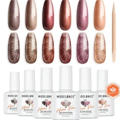 Best Gel Nail Polish Set Psychedelic Pearl Veganer Nagellack|Hema-Frei
