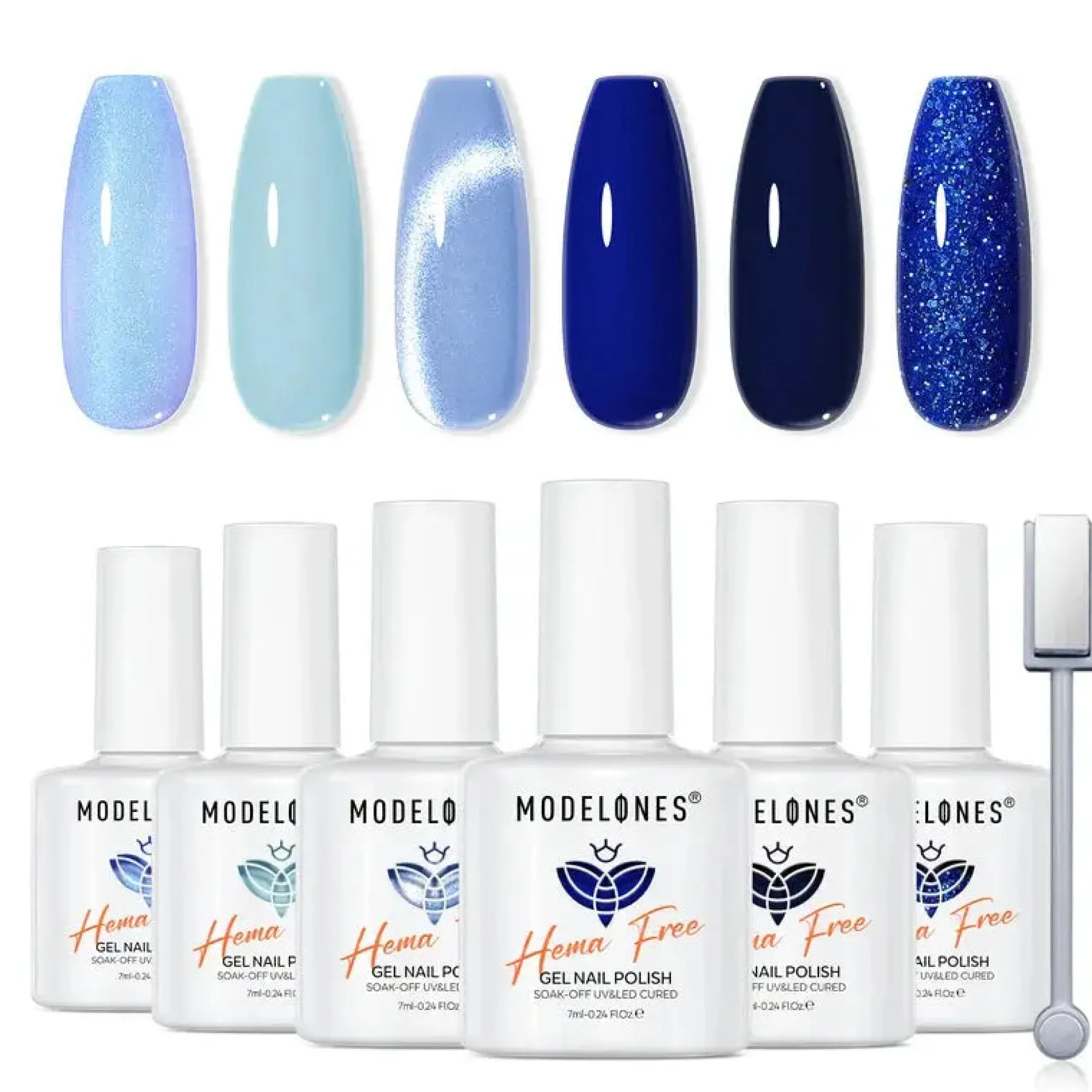 Online Gel Nail Polish Set Take My Blues Away Veganer Nagellack|Hema-Frei