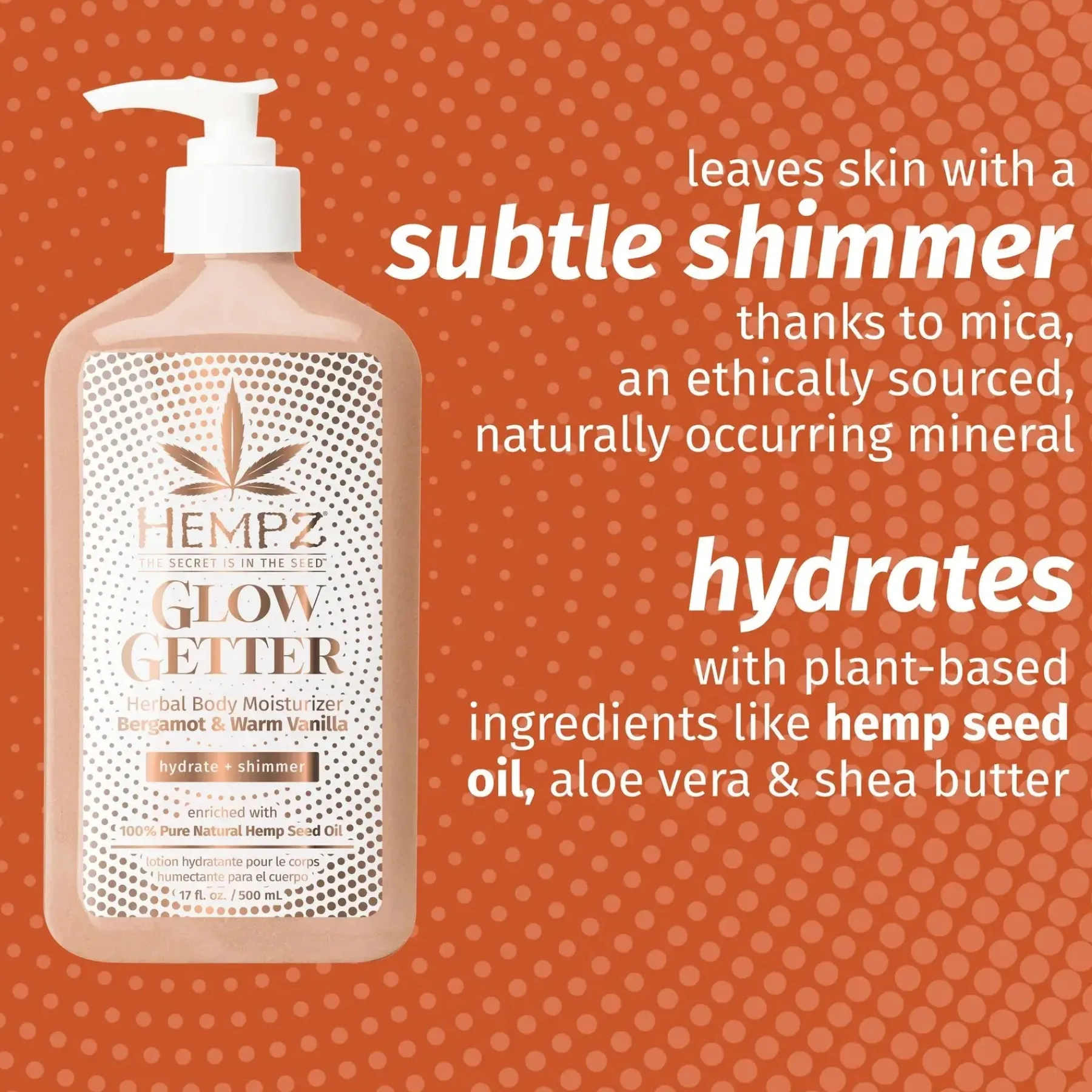 New Glow Getter Herbal Body Moisturizer Hauptzutat|Körperlotion