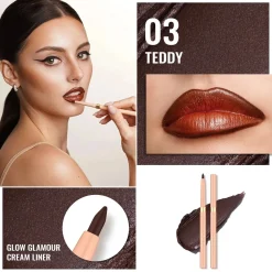 Clearance Glow Glamour Cream Lip Liner 03 Teddy Lippen Konturenstift