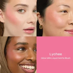 New Glow Liquid Matte Blush Lychee Rouge