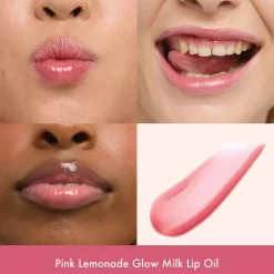 Hot Glow Milk Lip Oil Pink Lemonade Lipgloss|Lippen Öl