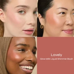 Sale Glow Milk Liquid Shimmer Blush Lovely Rouge