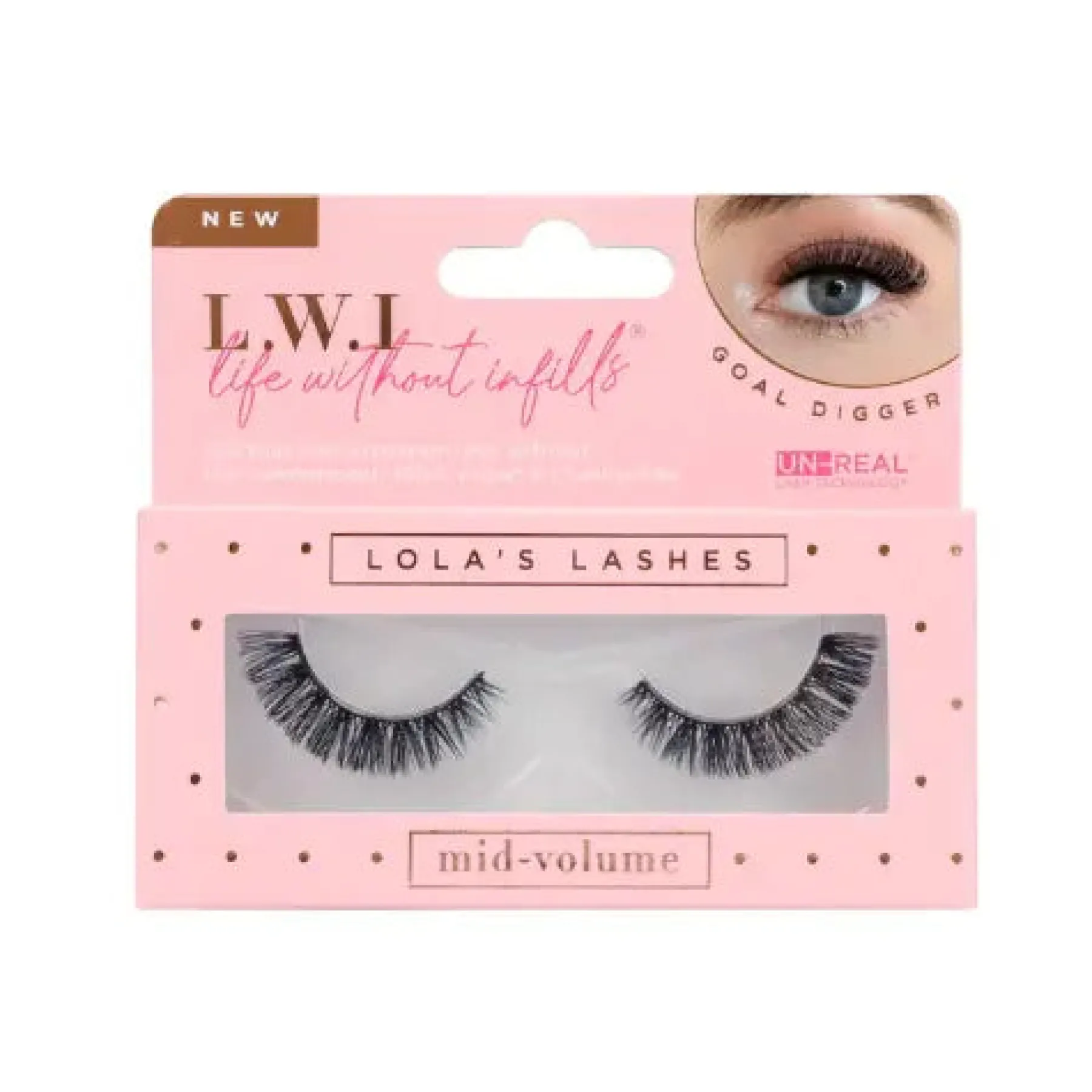 New Goal Digger Russian Strip Lashes Künstliche Wimpern