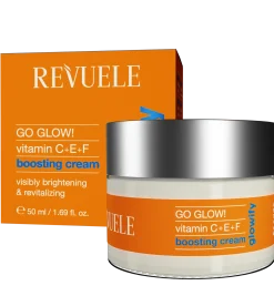 Best Go Glow! Boosting Cream Vit C+ E+ F Vegan Pflege|Feuchtigkeitscremes