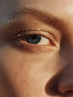 New Golden Eye Speckles Face Jewels