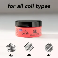 Got2b Curlz Coil Refresher Cream Curly & Coily Styling|Stylingcreme