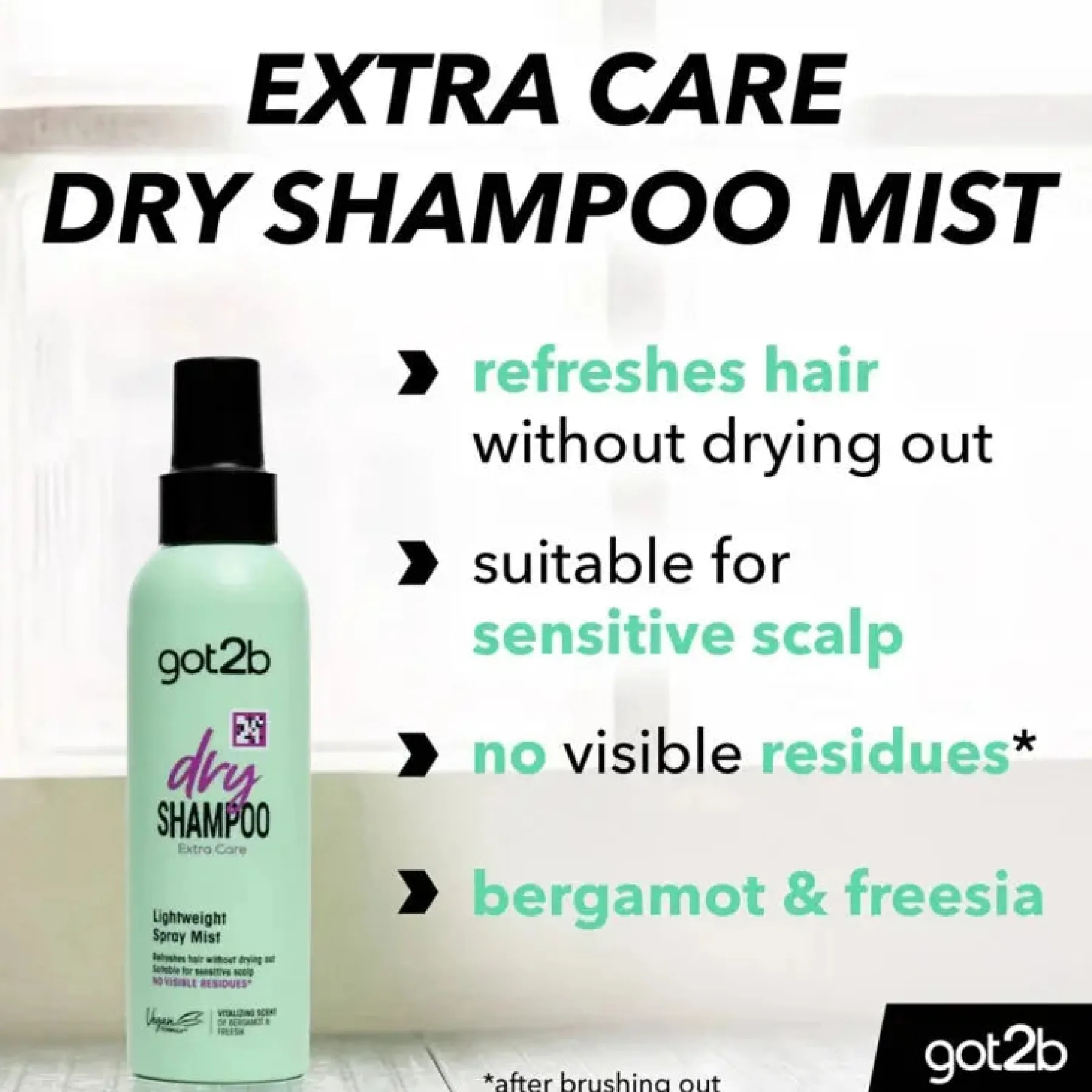 Got2b Extra Care Dry Shampoo Mist Haarprobleem|Shampoo