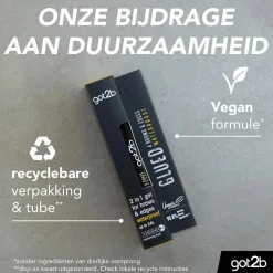 Outlet Got2b Glued Brows & Edges 2in1 Gel Waterproof Reisegröße|Vegane Augenbrauen Produkten