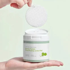 Sale Green Tomato Pore Peeling Jumbo Pad Clean Beauty|Toner Pads