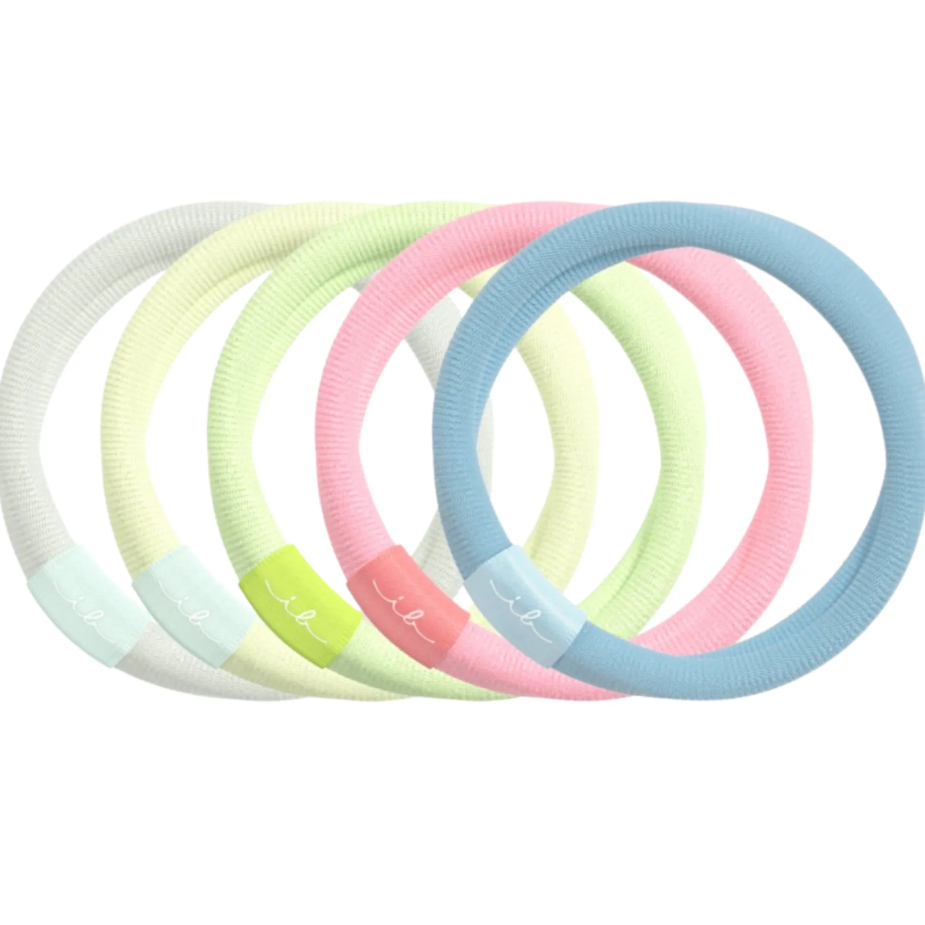 Hot Hairtie Glow In The Dark 5pc Haarpflege-Routinen & Sets|Haargummis