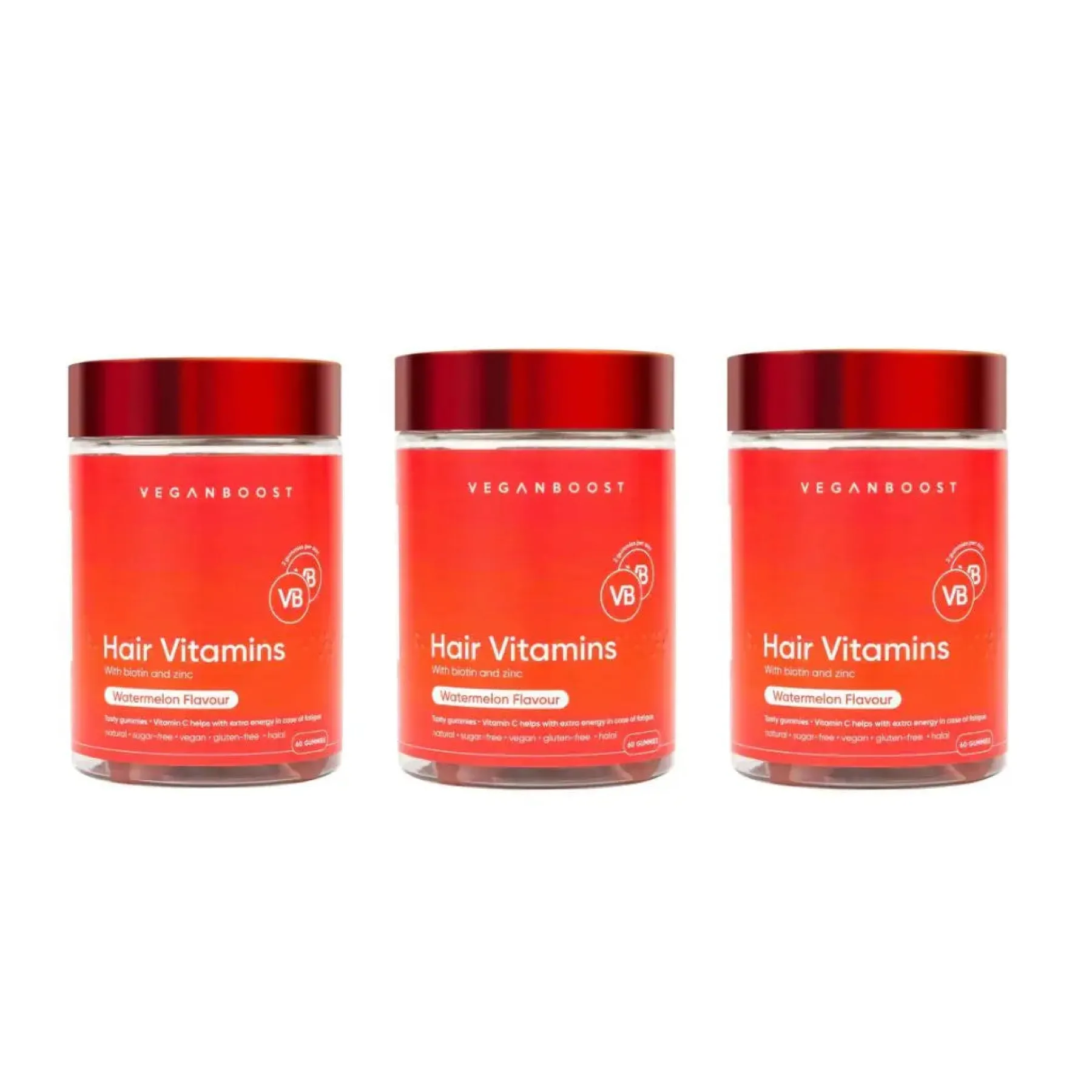 Online Hair Vitamins Watermelon Gummies 3 pack Hair Growth|Hauptzutat