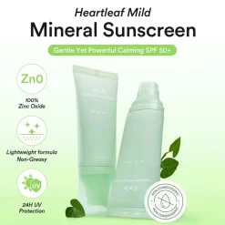Outlet Heartleaf Mild Sunscreen Relief Tube Hauptzutat|Vegan Pflege