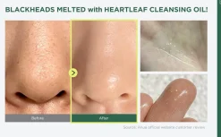 Hot Heartleaf Pore Control Cleansing Oil 20 ml. Hauptzutat|Reinigungsmittel