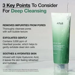 Best Heartleaf Quercetinol Pore Deep Cleansing Foam Hauptzutat|Reinigungsmittel
