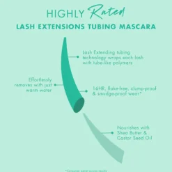Hot Highly Rated Lash Extensions Tubing Mascara Mascara|Vegan Mascara