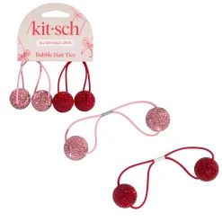 Hot Holiday Bubble Hair Ties Haargummis