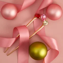 Sale Holiday Metal Gemstone French Hair Pin Haarspangen & -Clips