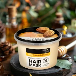 Online Honey & Almond Hair Mask Vegan Pflege|Haarprobleem