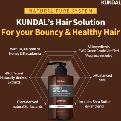 Clearance Honey & Macadamia Nature Shampoo Baby Powder Korean Haarpflege|Hauptzutat