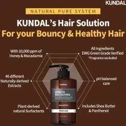 Outlet Honey & Macadamia Nature Shampoo White Musk Korean Haarpflege|Hauptzutat